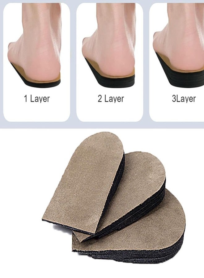 Mcvcoyh Adjust Heel Lift Height Increase Heels Cushion Insole, Heel Invisible Height Elevators for Heel Pain and Leg Length Discrepancies Heel Protectors, Heel Support Men’s Size 10-12/ Women’s 11-14 - Image 3